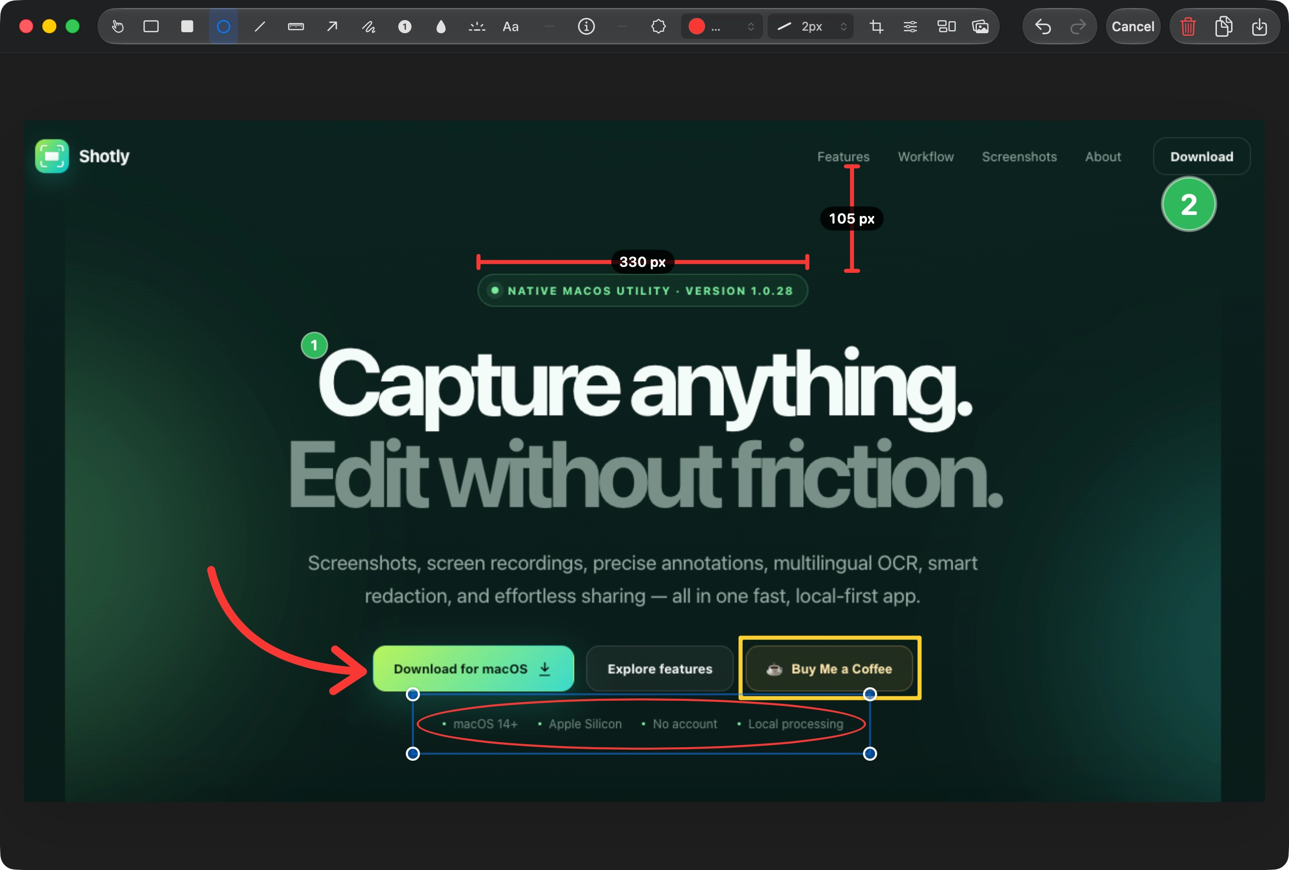 Shotly Editor